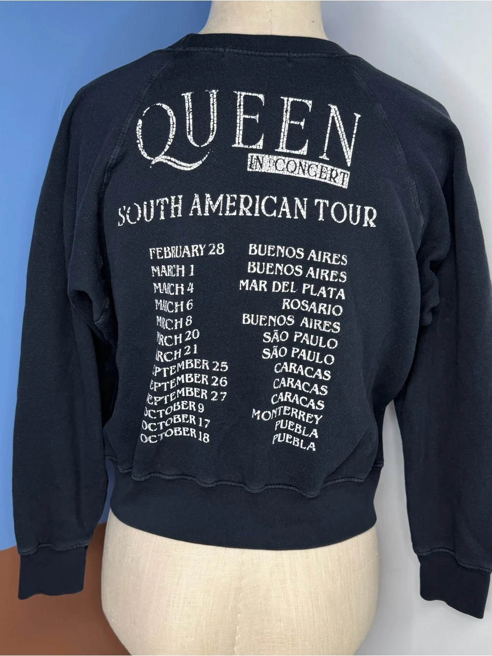 Free people Daydreamer Queen South American Tour T-Shirt Size Medium